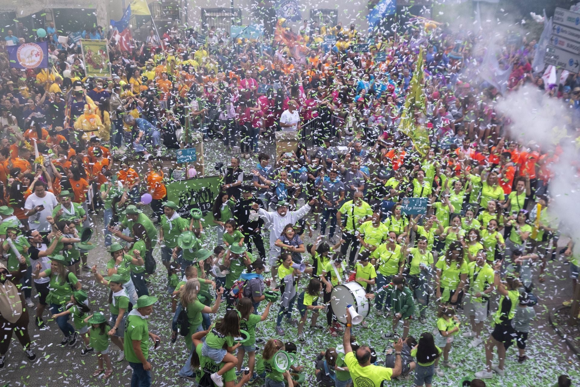 Las peñas de San Antonio encienden Renedo
